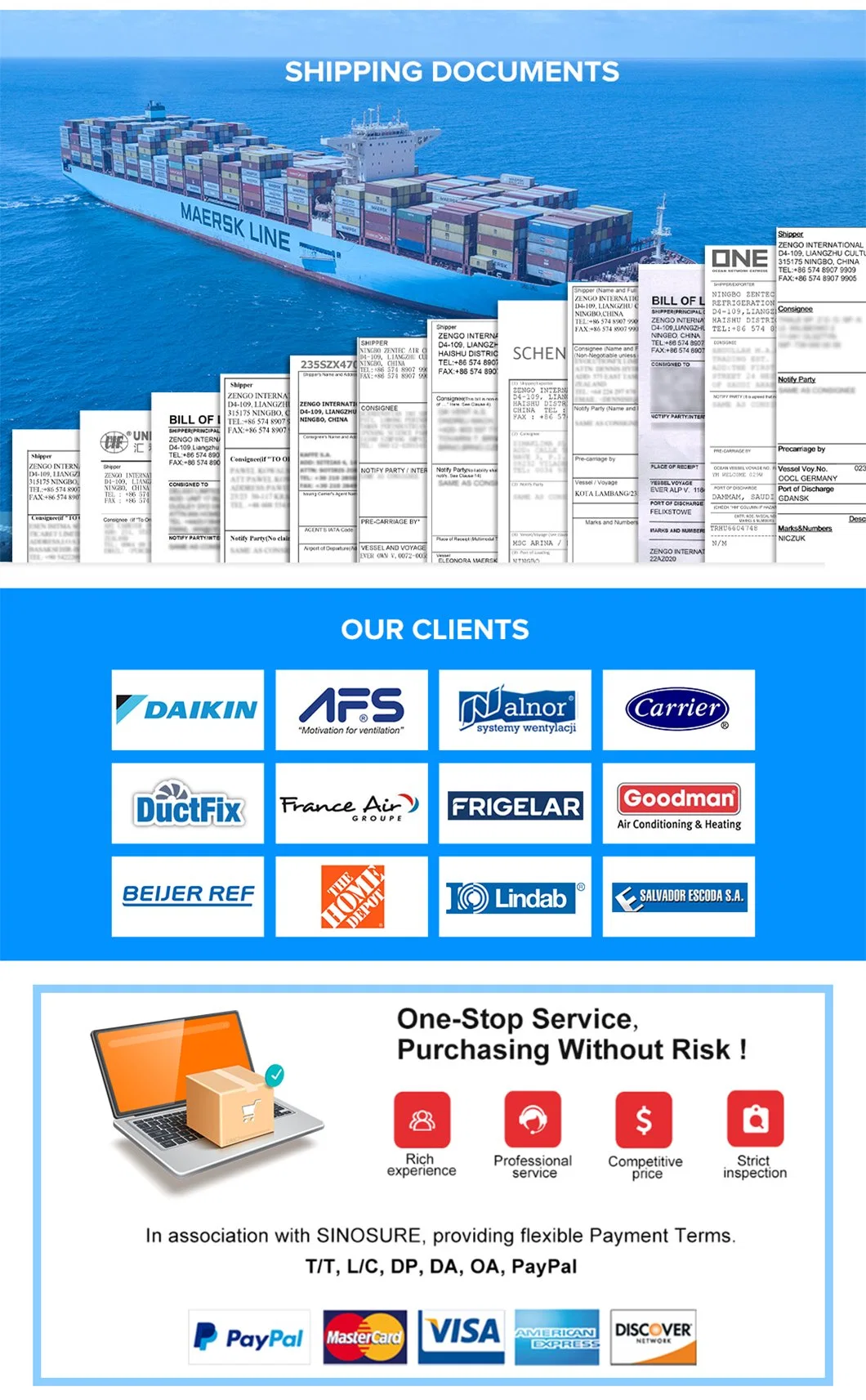 Metal Products of Big Foot Easily Assemble for Heat Pump and Accessor Panel